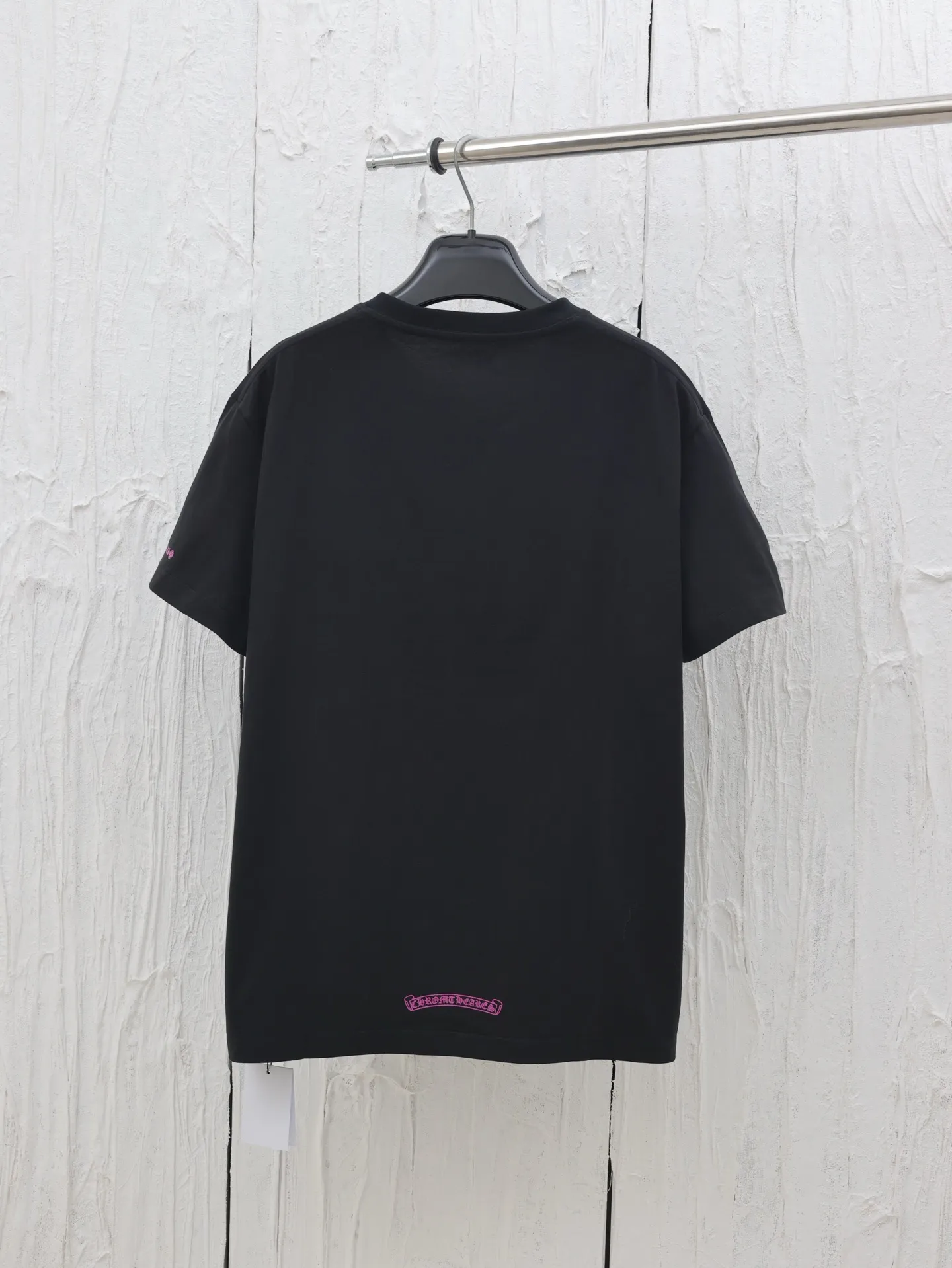 🅿️280 Chrome Hearts*/Chrome Hearts 25 new style Sanskrit letter printed short-sleeved T-shirt with collar Size: S/M/L